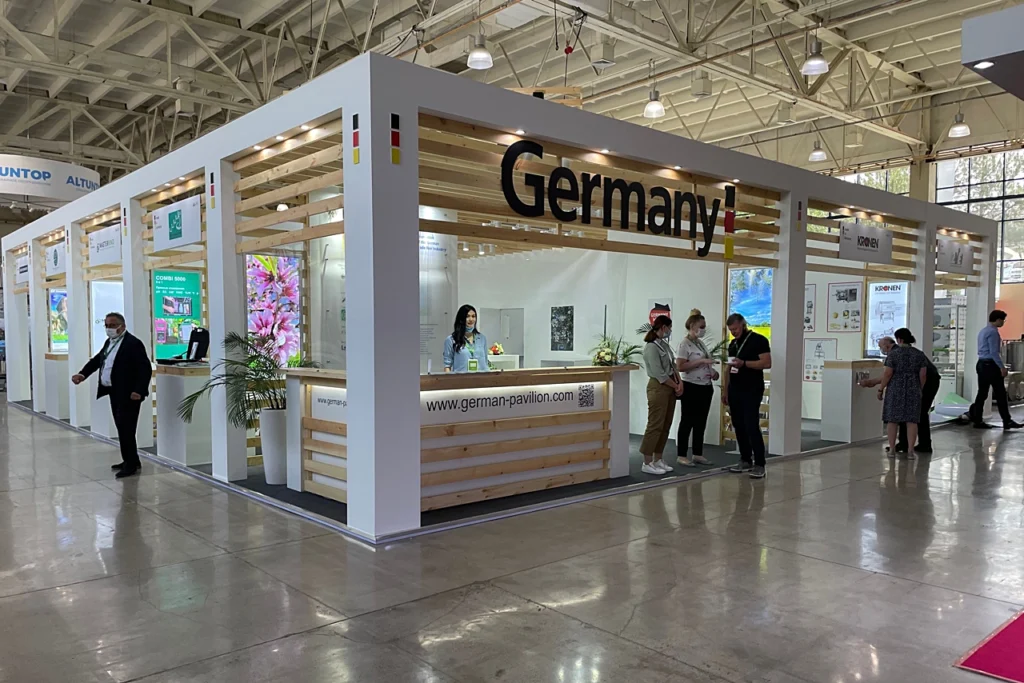 Messestand AgroExpo2021 in Taschkent, Uzbekistan
